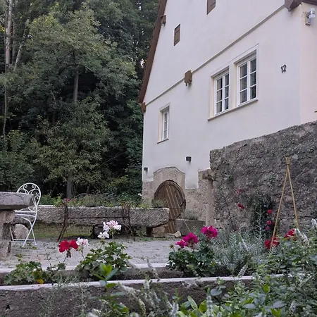 Tauberblick Obere Walkmuehle Rothenburg ob der Tauber